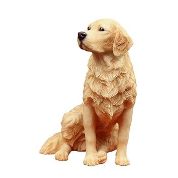 \"飼い主さん\"募集中【犬/ゴールデンレトリバー仔犬】置物◆サンディキャスト 飼い主さん